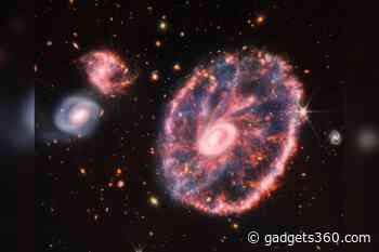 NASA's James Webb Telescope Captures Colourful Cartwheel Galaxy: Details