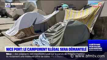 Nice: le campement illégal au port Lympia sera démantelé d'ici 48 heures - BFMTV