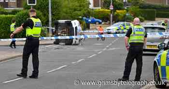 Car crash closes Broadway in Grimsby as woman injured - updates - Grimsby Live