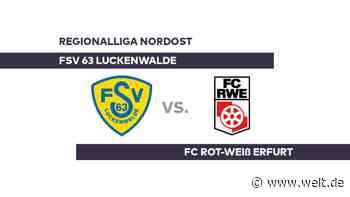 FSV 63 Luckenwalde - FC Rot-Weiß Erfurt: Luckenwalde startet gegen Erfurt - Regionalliga Nordost - WELT