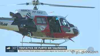 Suspeitos são presos após tentativa de furto de veículo em Valinhos; VÍDEO - Globo