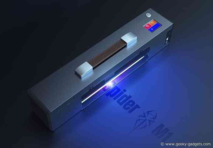 Spider M1 infinite Y-axis portable laser engraver and cutter