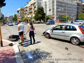 Trani incidente auto moto in via Superga: un ferito non grave - ilgiornaleditrani - Radio Bombo
