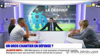 OM-Marignane: des incertitudes dans la défense marseillaise - BFMTV