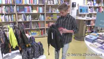 Barrie boy helping Ukrainian refugees one backpack at a time