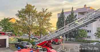 Feuerwehreinsatz am Dienstagabend Brand in einem Mehrfamilienhaus in Steinheim - Ludwigsburger Kreiszeitung