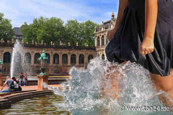 Sich im Springbrunnen erfrischen? Das sagt die Stadt Dresden dazu - TAG24