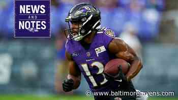 Devin Duvernay's Thigh Injury Is 'Nothing Serious' - BaltimoreRavens.com