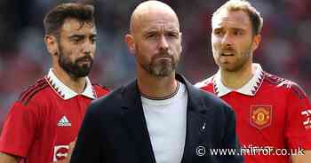Christian Eriksen's comments on Bruno Fernandes cannot mask Erik ten Hag's headache - The Mirror