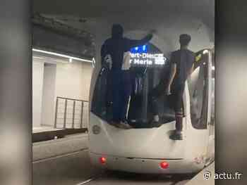 VIDEO. Ils grimpent sur un tram en marche à Lyon : cette pratique avait coûté la vie à un ado - actu.fr