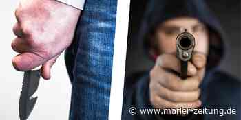 Mit Messer und Pistole: Zwei Männer überfallen Restaurant in Marl - Marler Zeitung