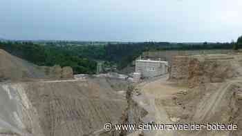 Steinbruch in Fischingen - Das Staubaufkommen erstaunt selbst die Verantwortlichen - Schwarzwälder Bote