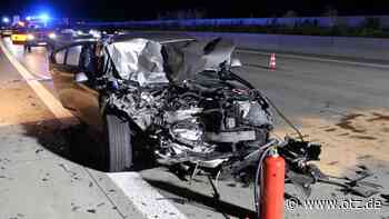 Familie nach Zusammenstoß mit Tanklaster auf der A4 schwer verletzt