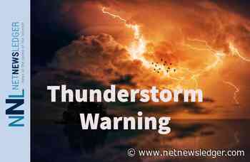 11:35 PM EDT: Thunderstorm Warning Issued for Dryden and Vermilion Bay - Net Newsledger