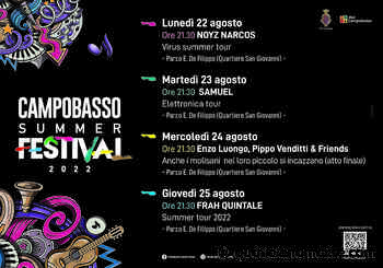 Nel programma del Campobasso Summer Festival anche il recital teatrale "Anche i molisani nel loro piccolo si incazzano. Atto finale" - Il Quotidiano del Molse