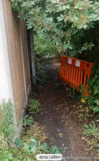 Fury over plastic barrier after bones found on Dudley path | Dudley News - Dudley News