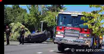 Car rolls over in crash in Beaverton - Fox 12 Oregon