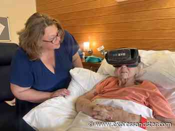 Hospice making use of virtual reality headsets to transport patients to relaxing destinations - Express & Star