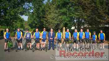 Havering deputy lieutenant's bike ride for Atlas raises £5k - Romford Recorder