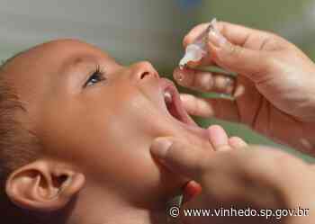 Vinhedo realiza campanhas Multivacinação e Contra Poliomielite a partir de 8 de agosto - vinhedo.sp.gov.br