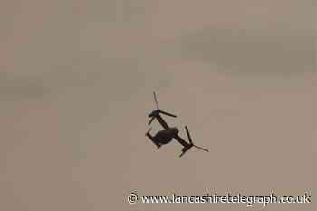 American military helicopter flies over Darwen – this is why
