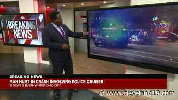 Man injured in overnight crash involving Cleveland police cruiser - Cleveland 19 News