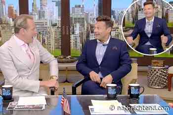 Ryan Seacrest lacht über Kleiderschrank-Fehlfunktion während „Live“ - nachrichtend.com