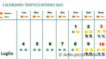 Autostrade in Sicilia, la mappa del traffico a Messina, Palermo e Catania: giornate e orari da "bollino - Gazzetta del Sud - Edizione Sicilia