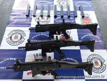 GCM recebe novas armas e intensifica segurança em Artur Nogueira - Correio Nogueirense