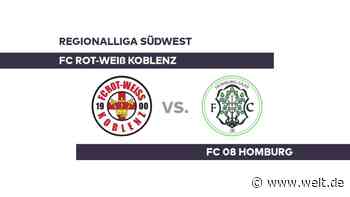 FC Rot-Weiß Koblenz - FC 08 Homburg: Saisonstart: FC Rot-Weiß Koblenz gegen FC Homburg - Regionalliga Südwest - WELT