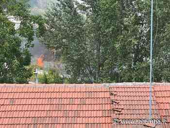 (VIDEO) Incendio tra Aversa - Cesa - La Rampa