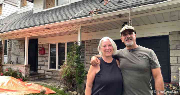 Beaconsfield, Que. couple seek temporary housing after lightning strike destroys home - Global News