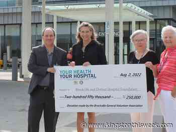 Volunteer association donates $250,000 for MRI at BGH | Kingston/Frontenac This Week - Kingston This Week