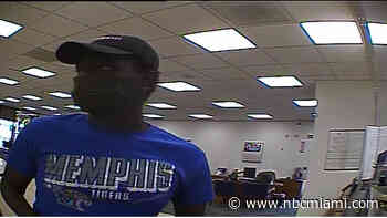FBI Searching for Pembroke Pines Bank Robber Caught on Camera