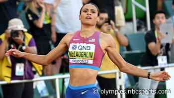 Sydney McLaughlin shatters 400m hurdles world record again at track worlds - Home of the Olympic Channel