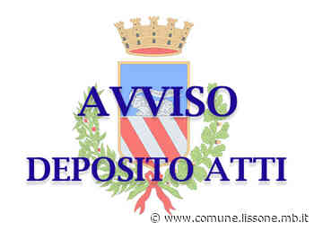 Avviso deposito atti piano attuativo relativo alla realizzazione di nuovo edificio commerciale con modifica della viabilità su via Matteotti - Comune di Lissone