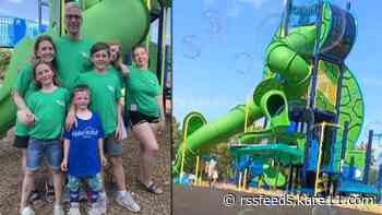 Bloomington community joins Make-A-Wish to bring child's dream playground to life