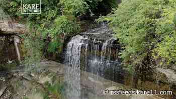KARE in the Air: Drought reduces Minnehaha Falls to a trickle