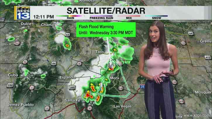 Moisture surges across New Mexico, flooding threat remains