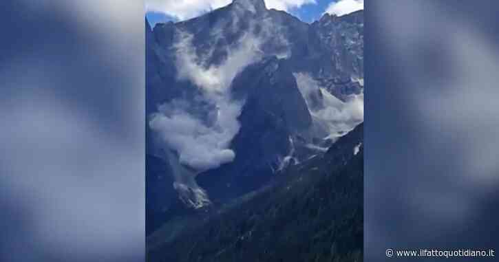 Dolomiti, grossa frana in val Fiscalina: enormi massi si staccano dalla montagna. Nessun ferito