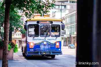 Southbank Shuttle returning to Covington, Newport, Bellevue, Cincinnati - LINK nky