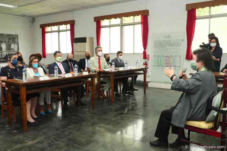 As Tensions Rise with China, Nancy Pelosi Concludes Historic Trip to Taiwan at Taipei’s National Human Rights Museum 