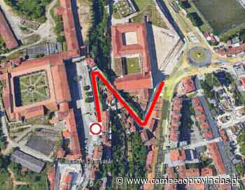 Coimbra: Montagem de grua corta trânsito na Calçada de Santa Isabel - Campeão das Províncias