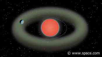 Super-Earth planet zips through the habitable zone of red dwarf star
