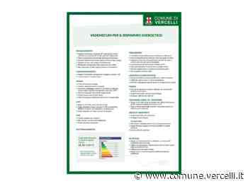 Vademecum per il risparmio energetico - Città di Vercelli