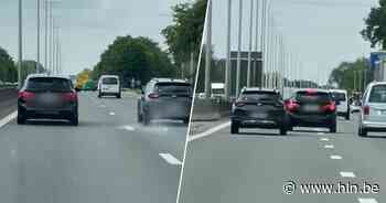 Twee wegpiraten maken ruzie op E40 richting Brussel en halen minutenlang hallucinante manoeuvres uit - Het Laatste Nieuws