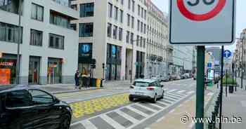 Lagere gemiddelde snelheid opgemeten in Brussel dankzij zone 30 - Het Laatste Nieuws