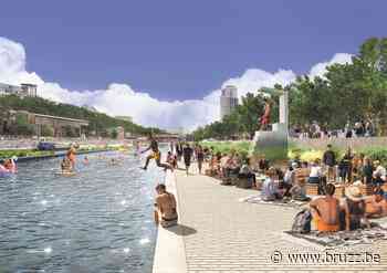 Stad wil groot zwembad in kanaal: 'Dit kan het Hofstade van Brussel worden' - BRUZZ