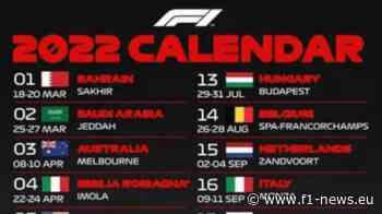 Formula 1 | Calendario 2022 F1 | Prossima gara Spa, Gp del Belgio: la data - F1-News.eu