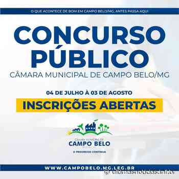 Inscrições para o Concurso Público da Câmara Municipal de Campo Belo terminam nesta quarta - Últimas Notícias - Últimas Notícias - Notícias ...